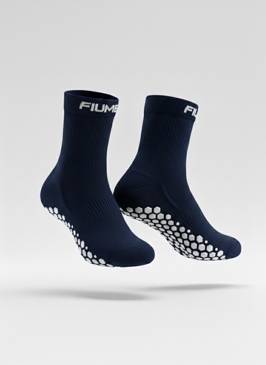 FIUME GRIP SOCKS 3/4 BLUE
