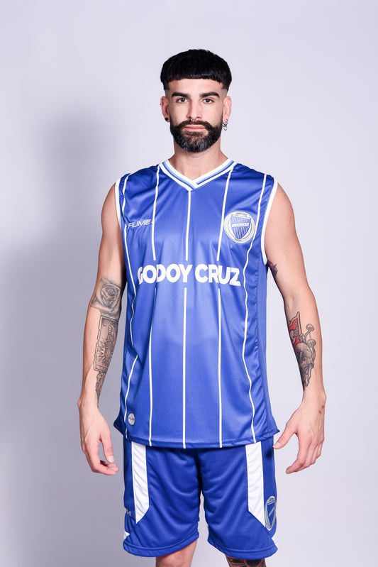 CAMISETA BASQUET OFICIAL F* GODOY CRUZ T. 2024